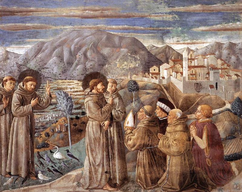GOZZOLI, Benozzo Scenes from the Life of St Francis (Scene 7, south wall) dfg china oil painting image